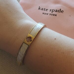Kate Spade Gold and Cream Bracelet
